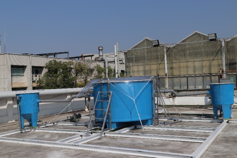 Figure 2. Outdoor algae cultivation