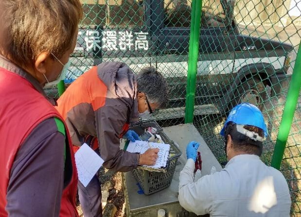 Figure 8. Water quality testing in Jinde Campus (NCUE)