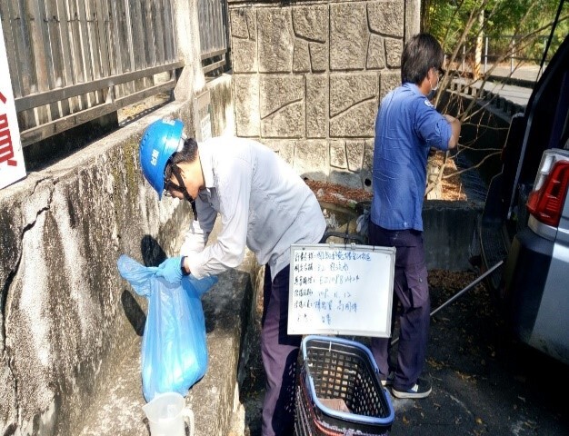 Figure 9. Water quality testing in Baoshan Campus (NCUE)