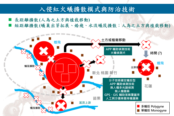 Figure 6. Expansion mode of red imported fire ants (RIFA) and prevention technology