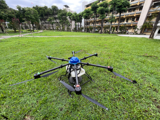 Figure 8. RIFA control drone loaded with RIFA control bait