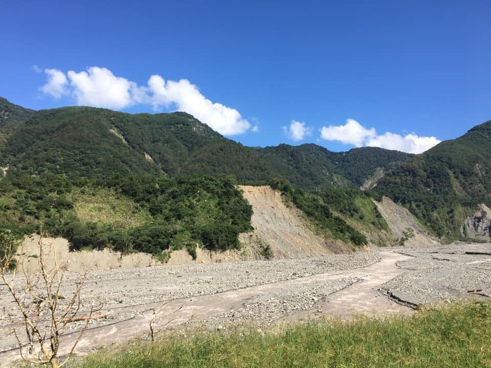 Figure 4. Collapsed area in Qianshan, Liugui District, Kaohsiung City