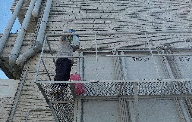 Figure 8. Water quality inspection at Jinde Campus