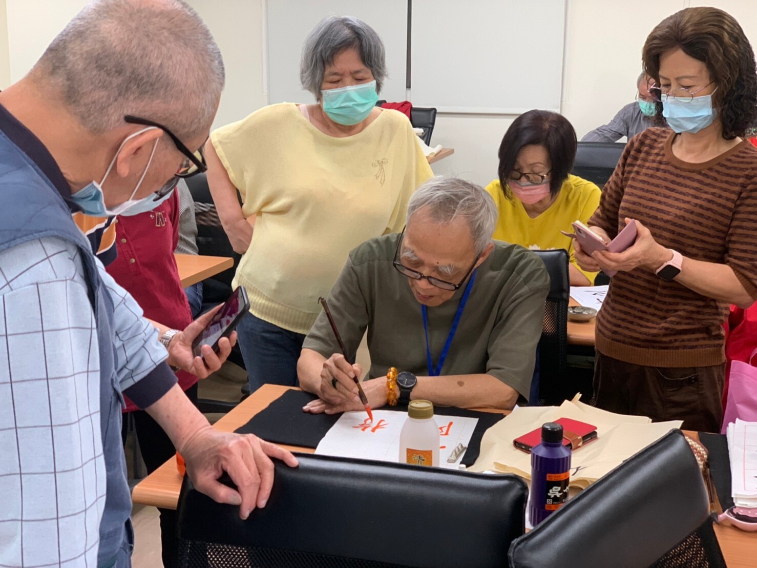 Figure 3. Community educational events - Calligraphy art class