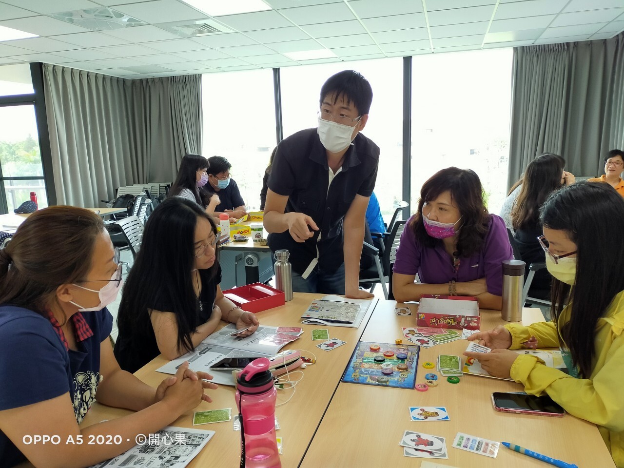 Figure 14. Vocational training for people who are not attending the university - Teacher training course in board game innovation teaching