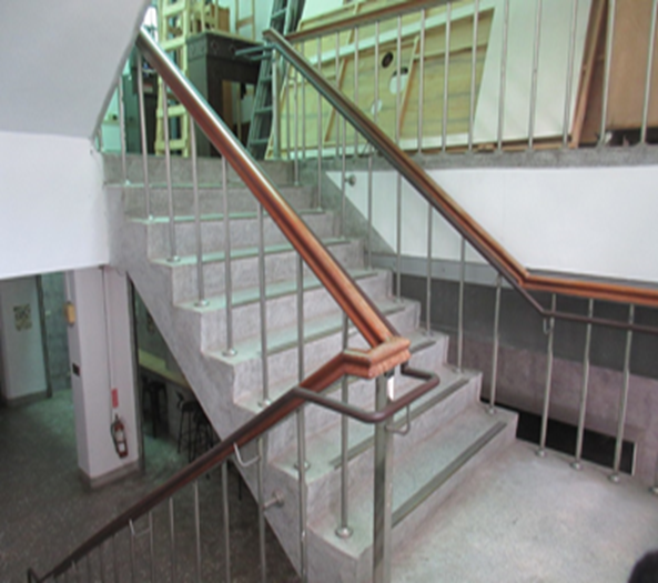 Accessible stair handrail