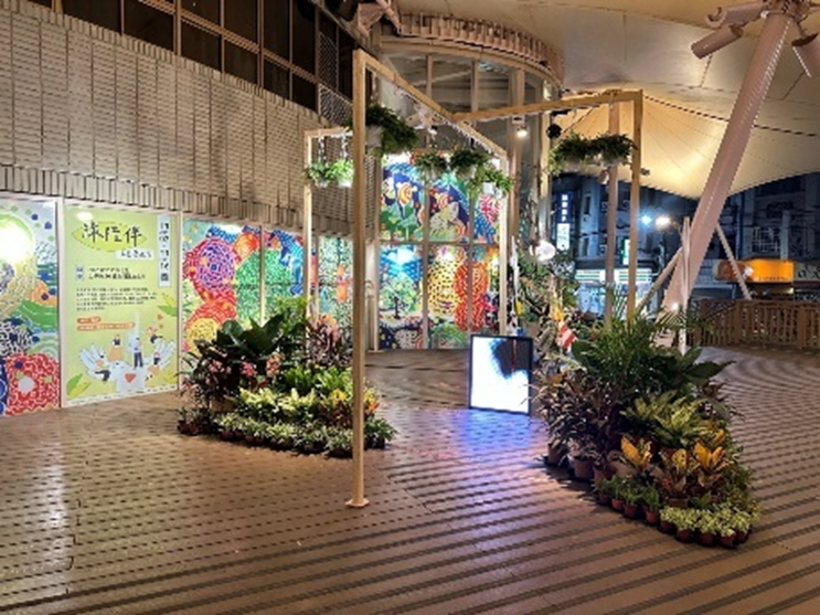 Figure 12. Venue setting of "Green Accompanying Ecological Art Exhibition"