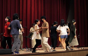 Figure 11. Dancers Guiding Students in the Joys of Traditional Irish Step Dancing