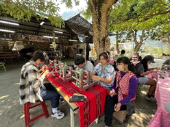 Figure 1. Visit to Tribe of Alang nakahara and Weaving Course