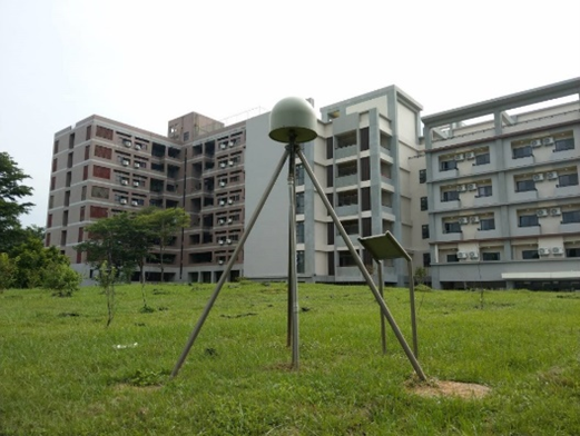 Crustal deformation observation station in Baoshan Campus