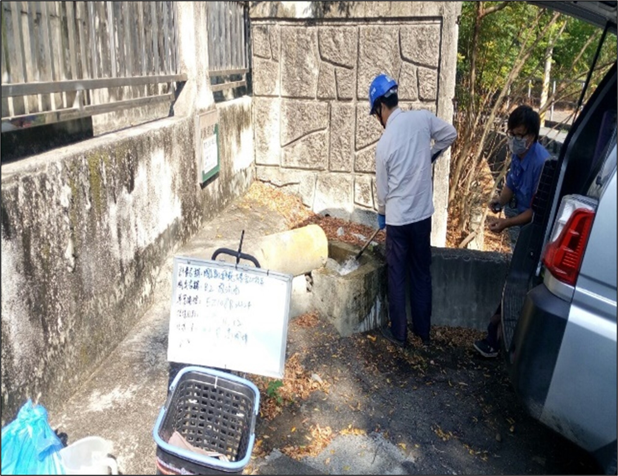 Water quality inspection at Baoshan Campus