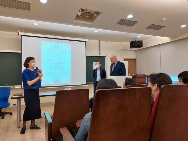 Figure 8: Professor Lin Chien-hui from NCUE opening the special lecture