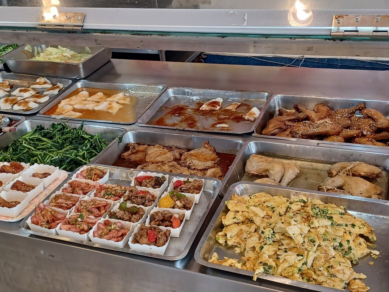 Buffet-style meals made by our school cafeterias with local ingredients