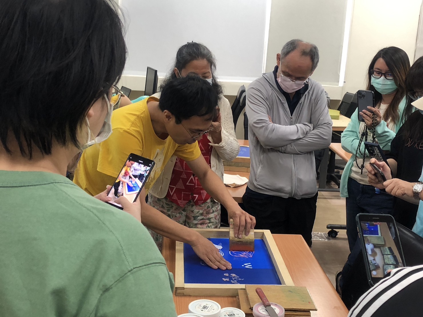 Figure 27. Community educational events—Photopolymer Plate Printing Workshop