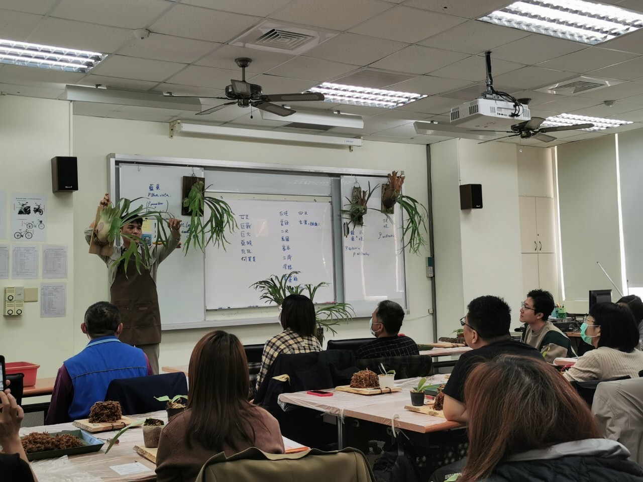 Figure 29. Community educational events—Basic Mounting and Planting Workshop for Staghorn Ferns