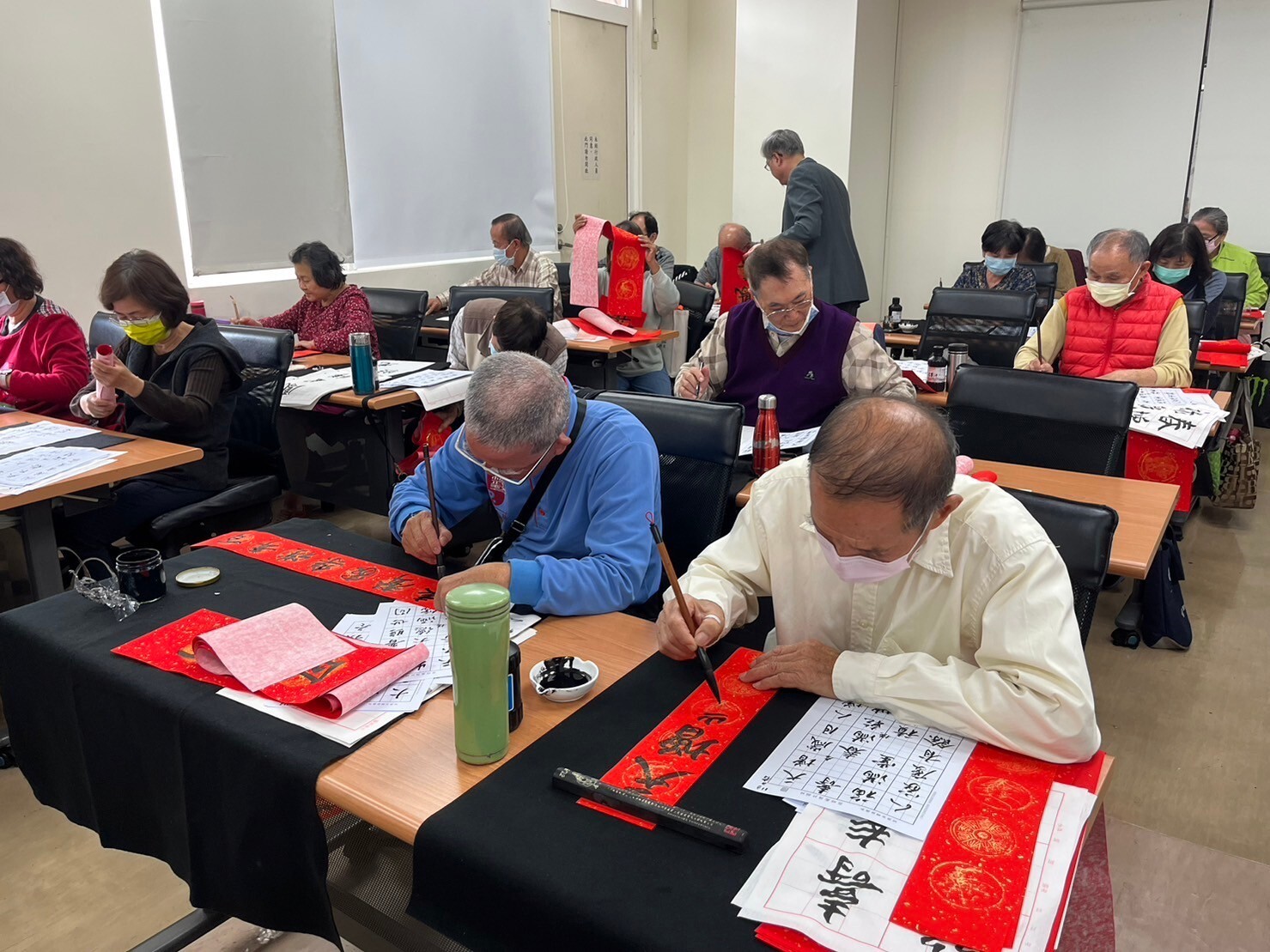 Figure 5. University for Seniors Program—Calligraphy Class