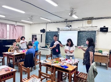 Figure 1. October 21, 2023 –Workshop on Phase II Inquiry-Based Curriculum Implementation at Taipei Municipal Ren Ai Junior High School