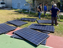 Solar power system installation process