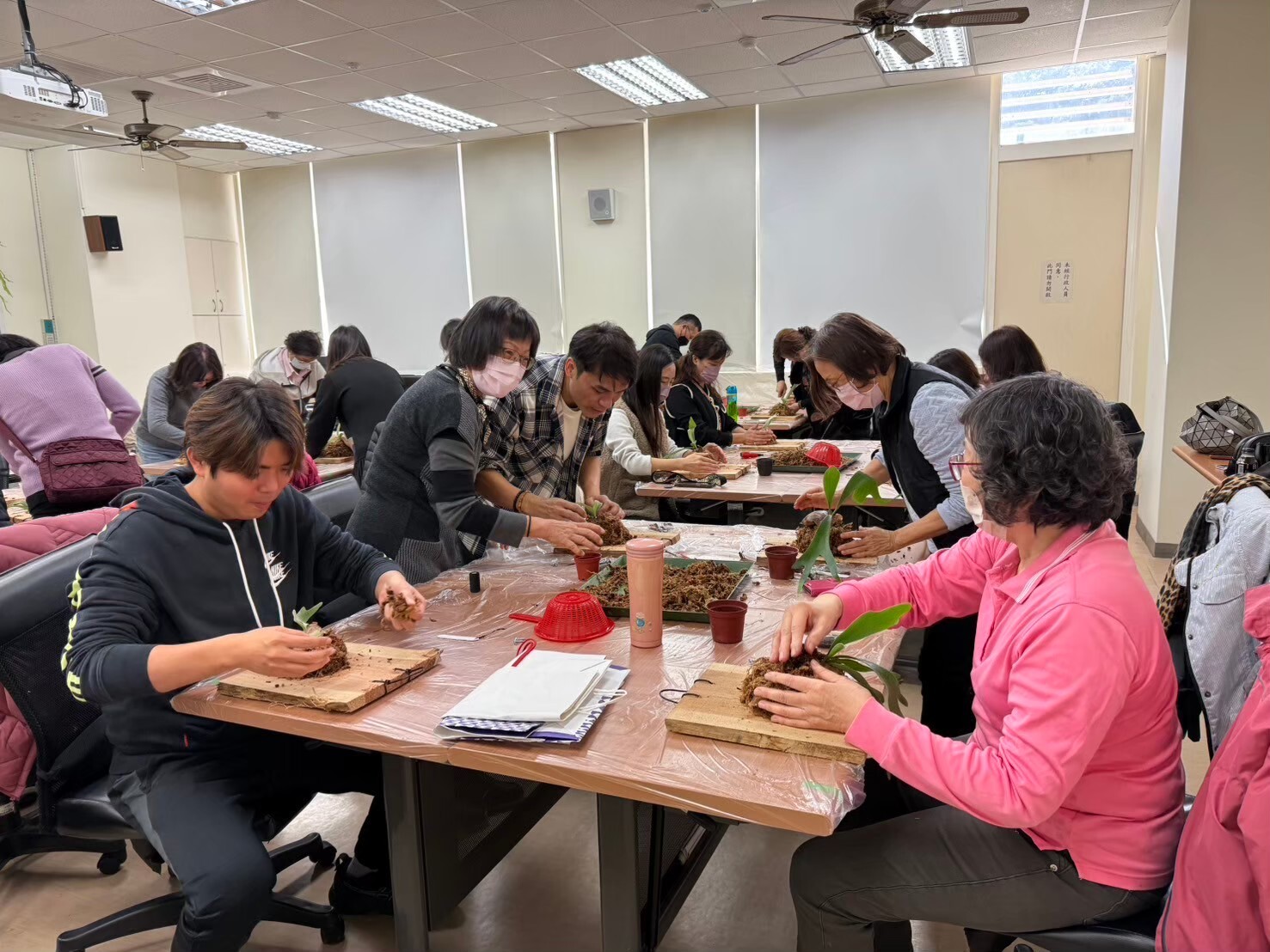 Figure 7. Extension Education Course –Basic Planting Course for Staghorn Ferns