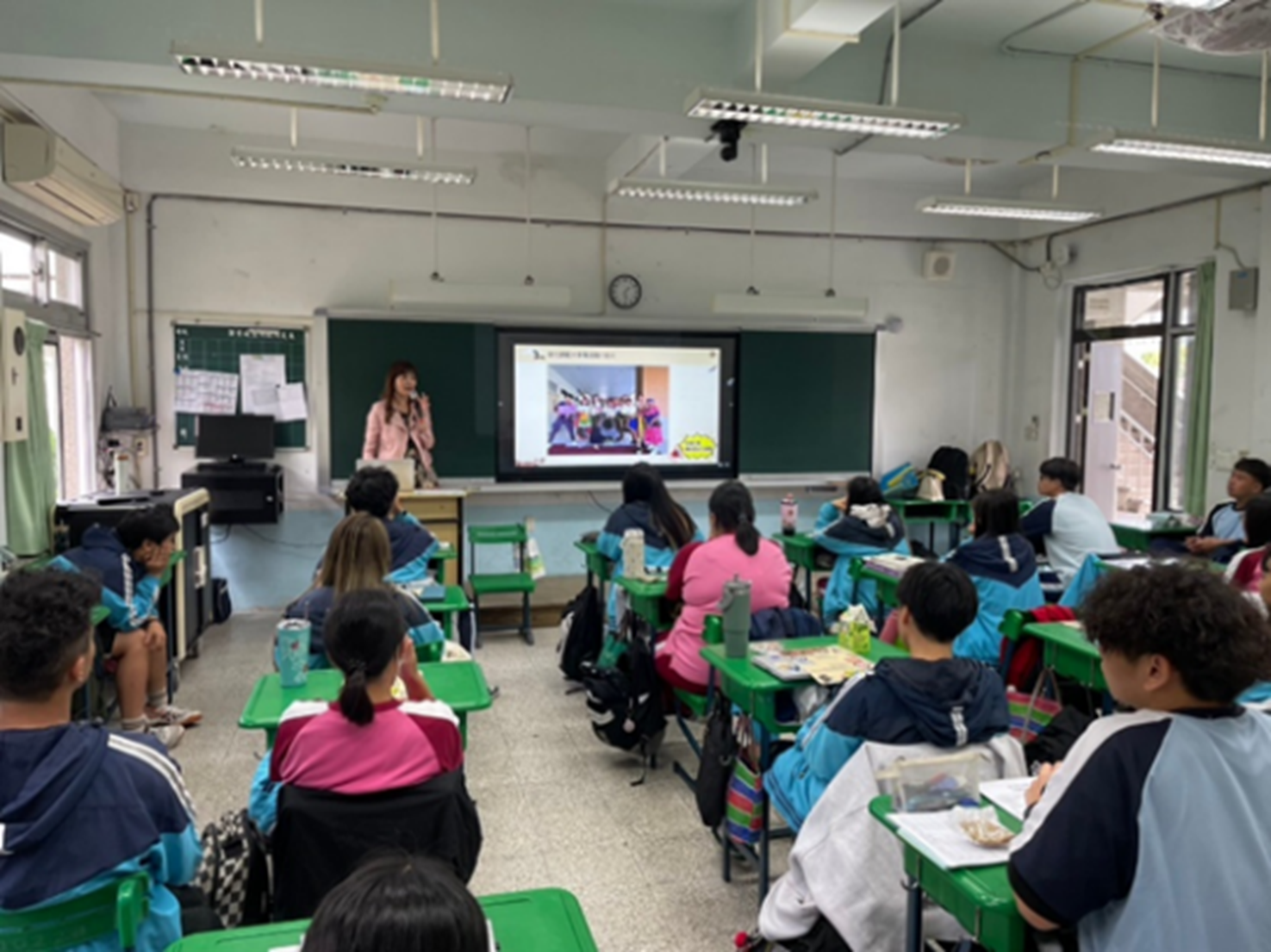 Figure 10. On-campus Outreach Activity at Stella Maris Ursuline High School