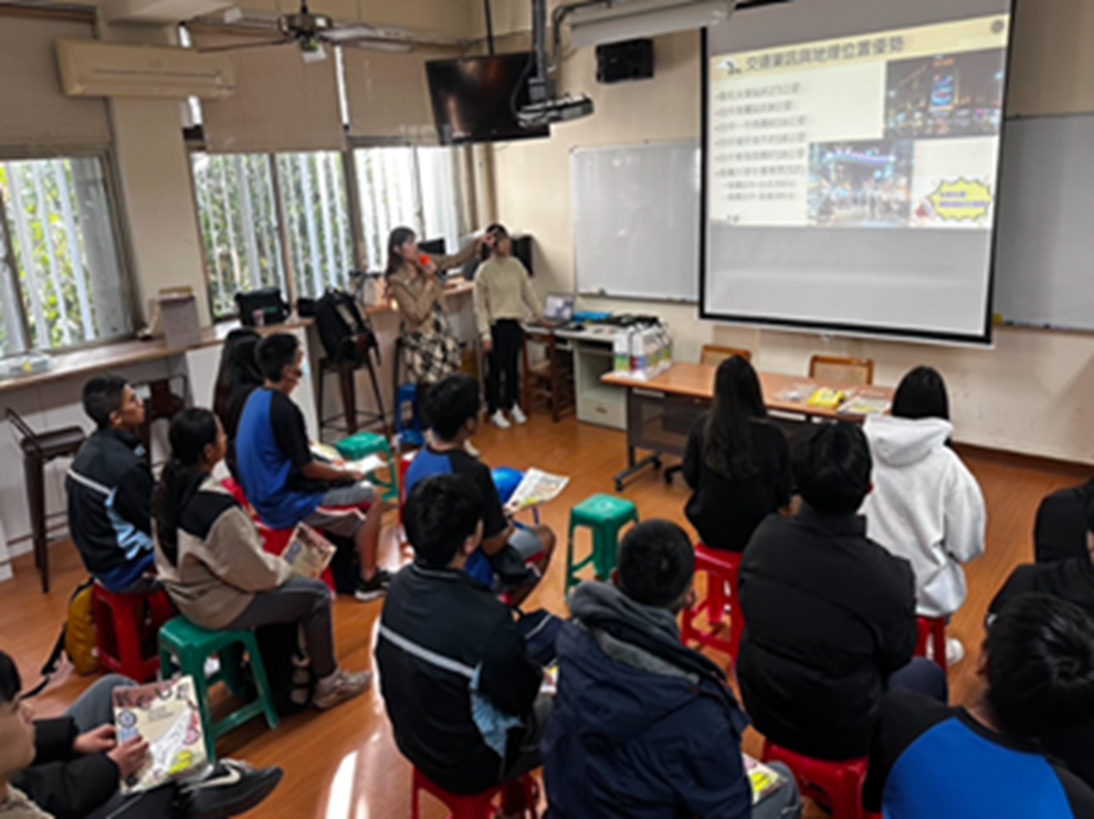 Figure 3. On-campus Outreach Activity at Taichung Municipal Shalu Industrial High School