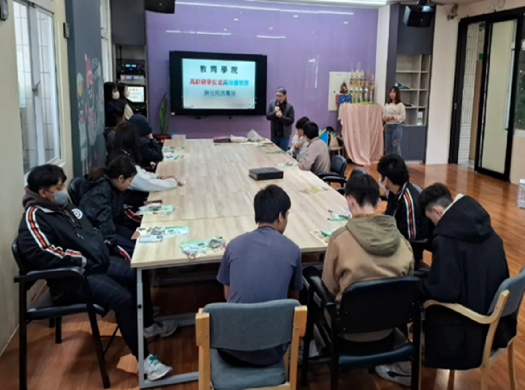 Figure 8. On-campus Outreach Activity at Puli Industrial Vocational Senior High School