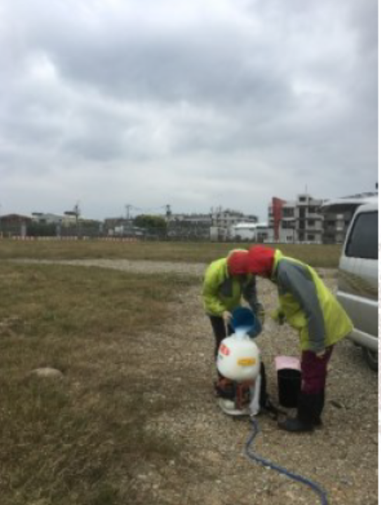 Figure 3. Mixing pesticide