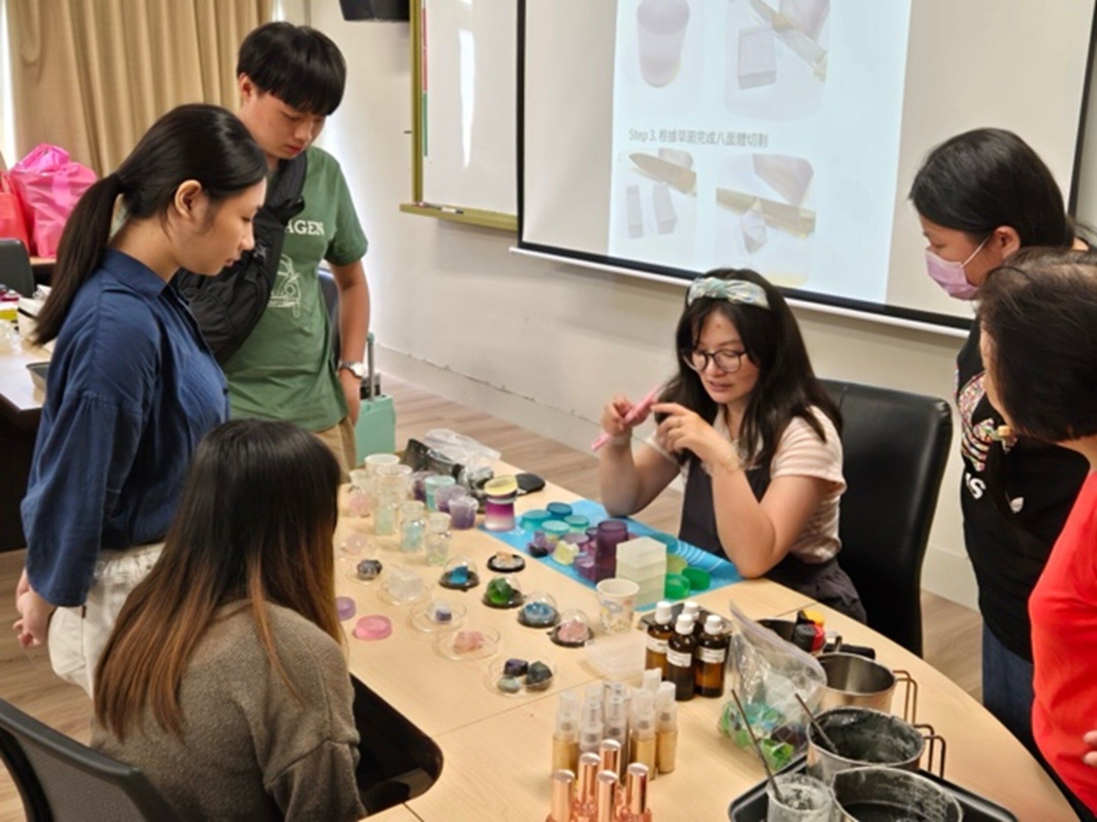 Figure 4. Landscape Conservation Promotion Program: Mineral and Rock Soap Workshop