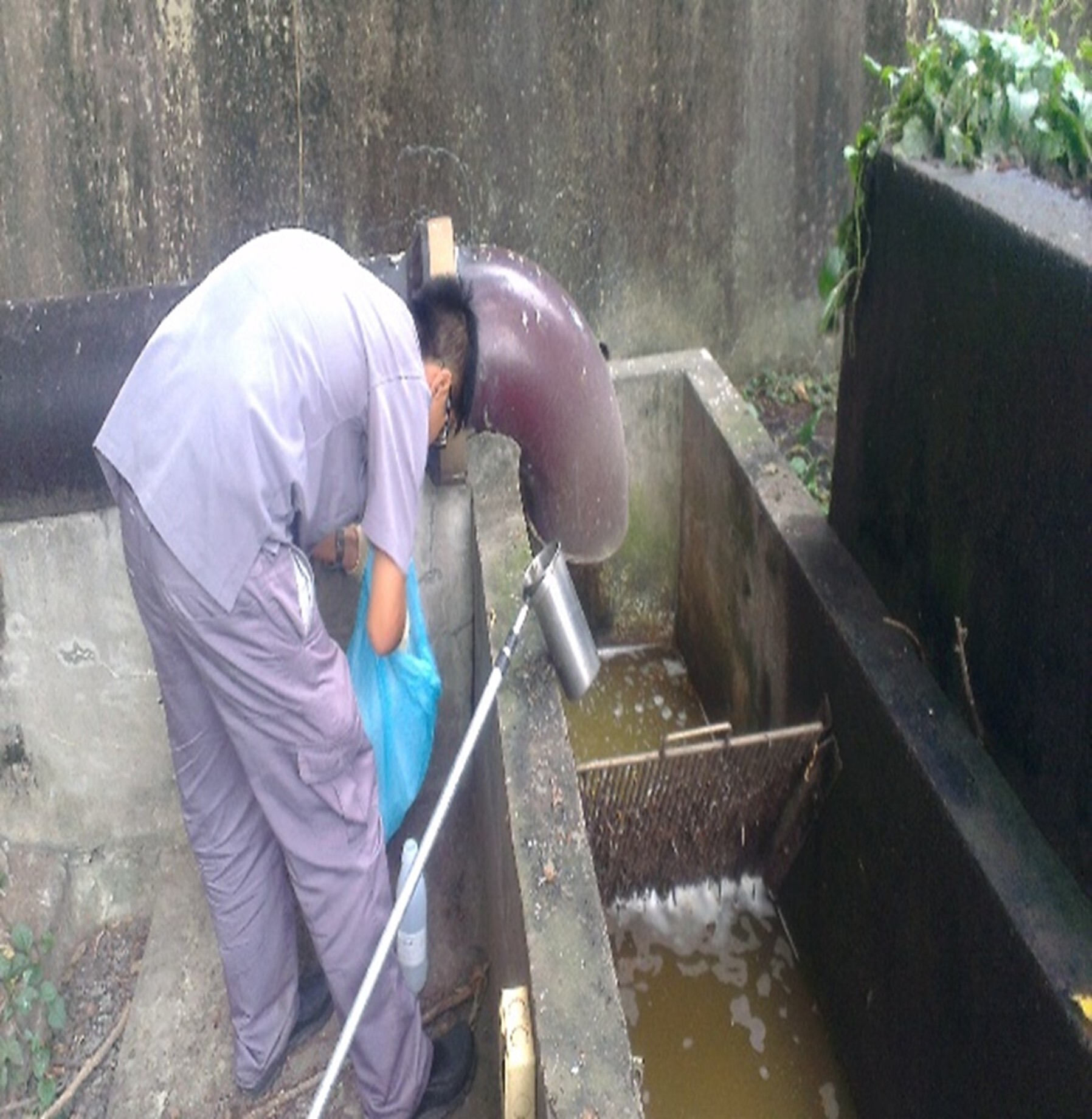 Figure 14. Water quality inspection on Baoshan Campus
