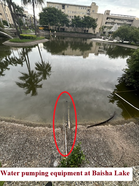 Figure 2. - Water Pumping Equipment at Baisha Lake