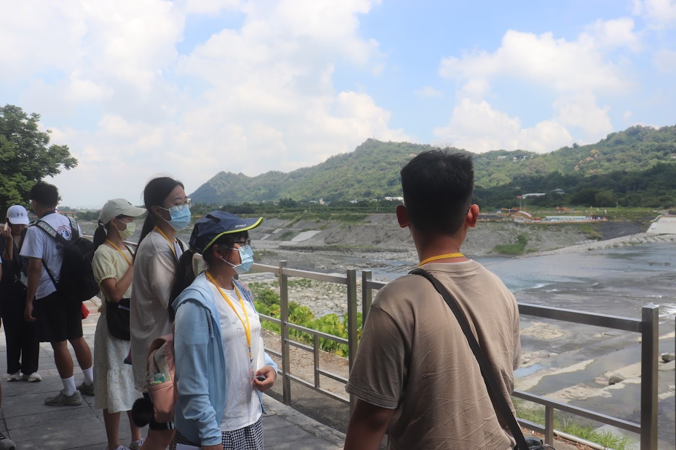 Figure 8. Visiting the Shigang Dam