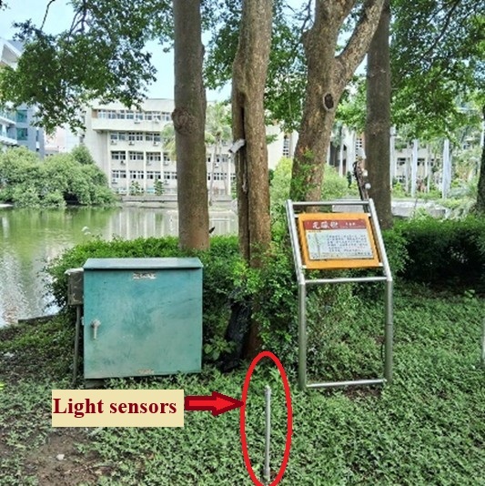 Figure 2. All Street Lights on Campus Are Equipped with Sensors to Preserve Energy