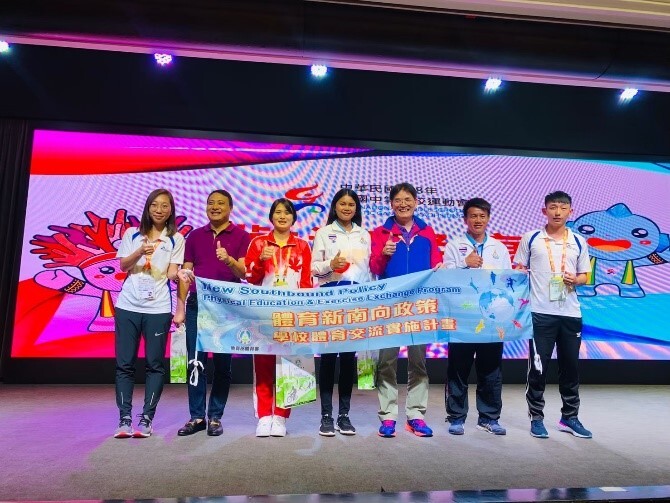 Figure 3. NCUE Malaysia, Thailand, Vietnam, and the Philippines to Taiwan to participate in the 2019 National High School Games.