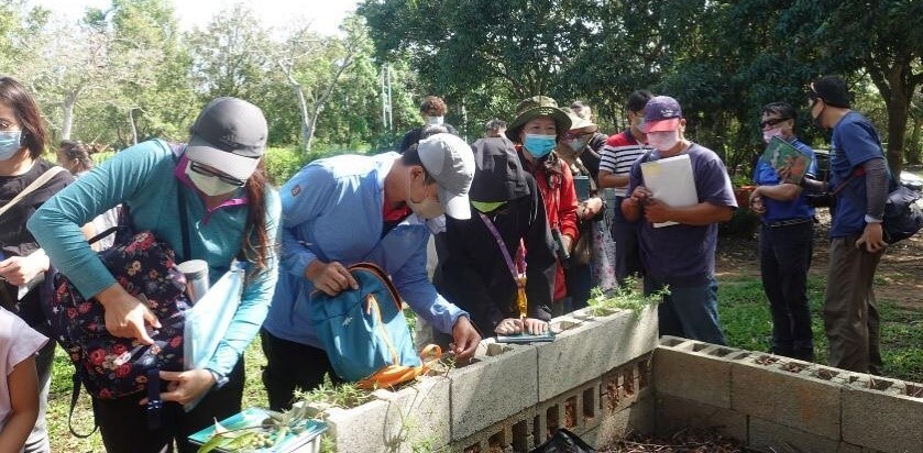 Students of the 120–hour Environmental Education Personnel Training Course attended an onsite observation class