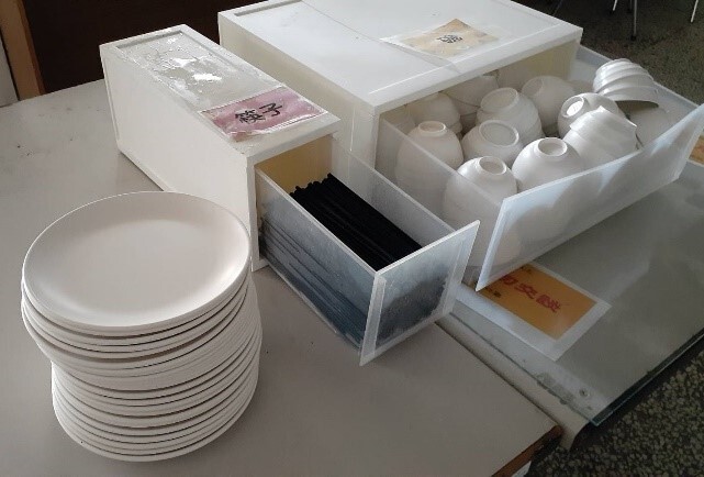 No disposable tableware in canteens