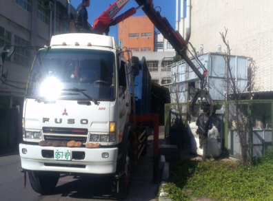 Removal of wastewater and sludge at the Jin-De Campus