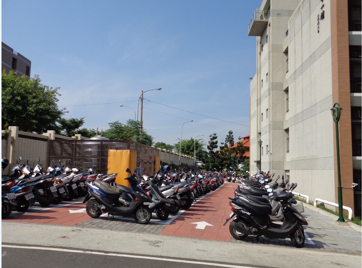 Motorcycle parking lot-Bao-shan Campus